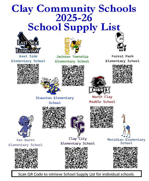 CCS 2025-26 Supply List